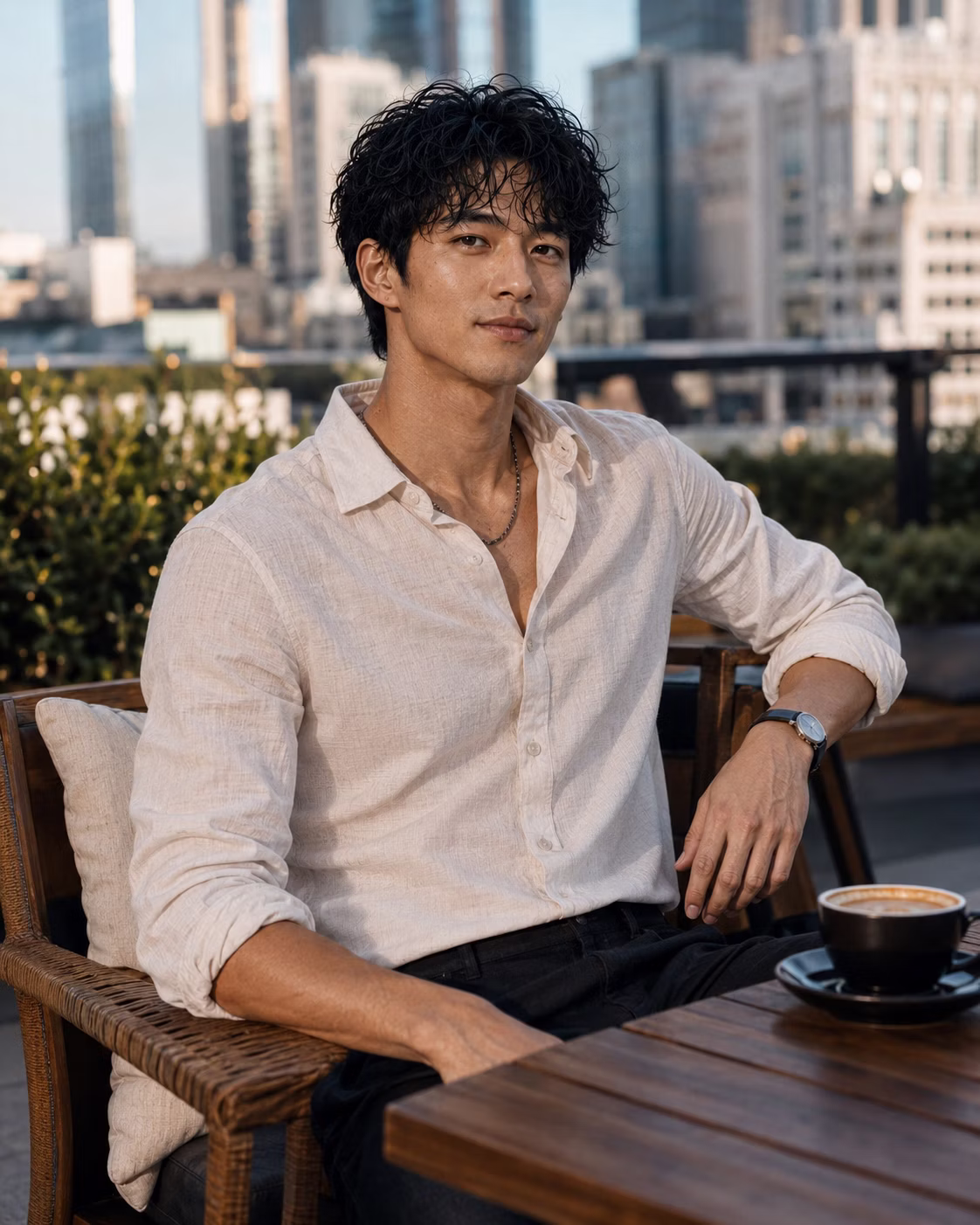 Markus monochrome editorial image